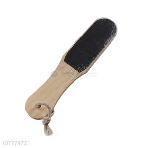 Hot selling wooden foot file foot callus scrub pedicure file