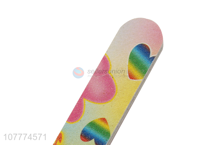 Low price custom printed eva nail file sandpaper nail file