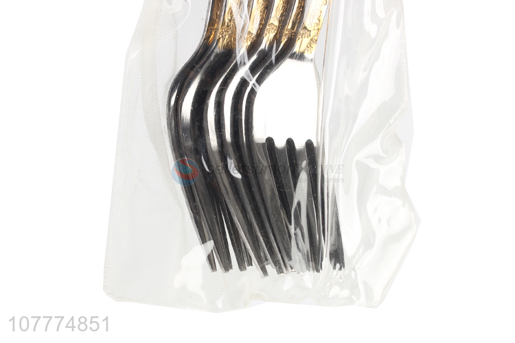 Best Quality Gold-Plated Fork Fashion Dinner Fork