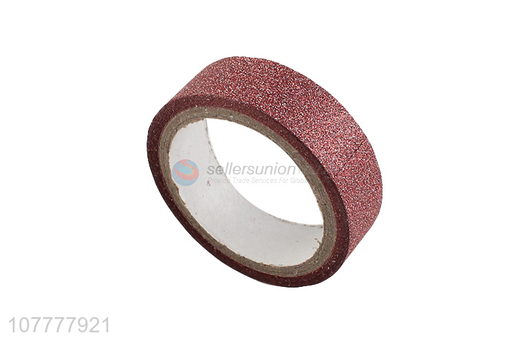 Factory direct sale decorative tape glitter washi tape for packing