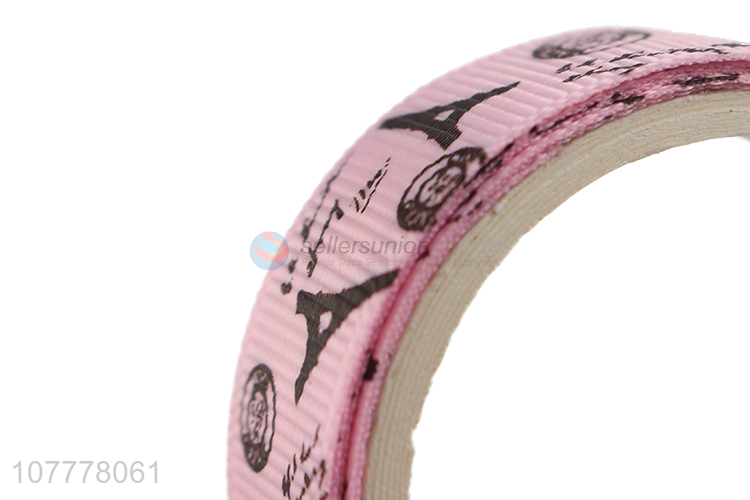 Custom logo 14mm grosgrain ribbon creative printing gift ribbon