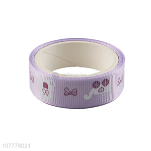 Factory supply 14mm cartoon grosgrain ribbon gift wrapping ribbon