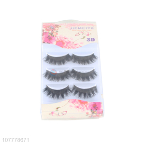 Hot product natural long thick fluffy 3D fake eyelash false eyelash