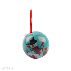 Good Sale Tin Ball Round Christmas Ball For Christmas Decoration