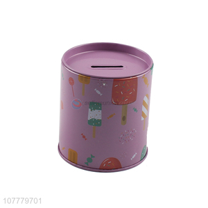 Wholesale Round Money Box Popular Cylinder Piggy Bank