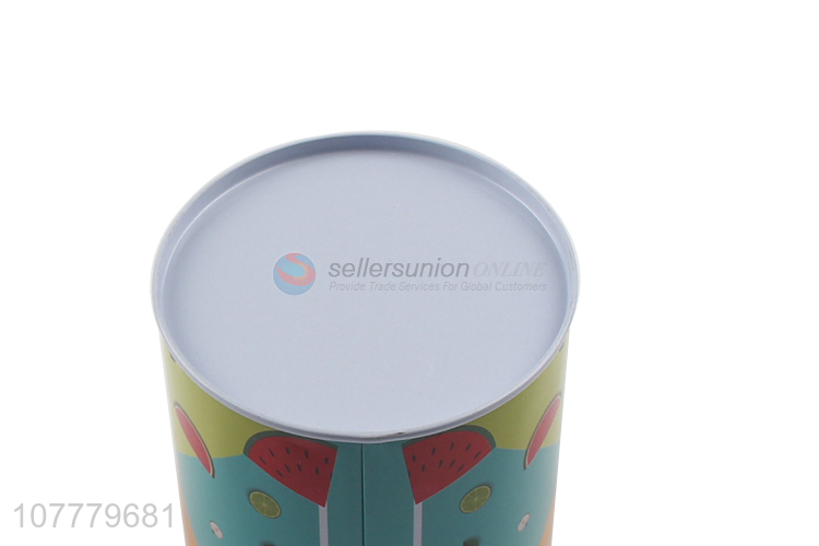 Fashion Design Colorful Money Box Cylinder Piggy Bank