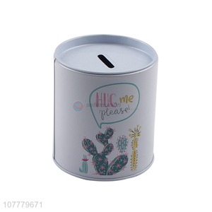 Good Price Tin Case Fashion Money Box Cylinder Piggy Bank