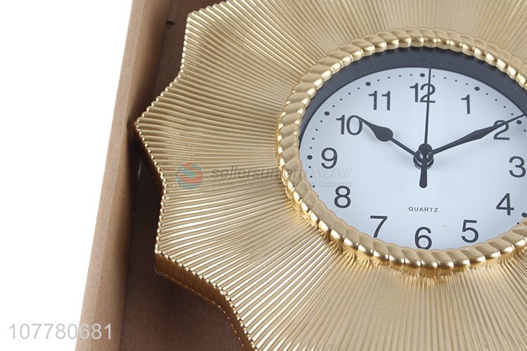 New arrival modern deluxe vintage silence wall clock hanging clock