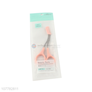 Stainless steel curved sharp eyebrow scissors foe sale