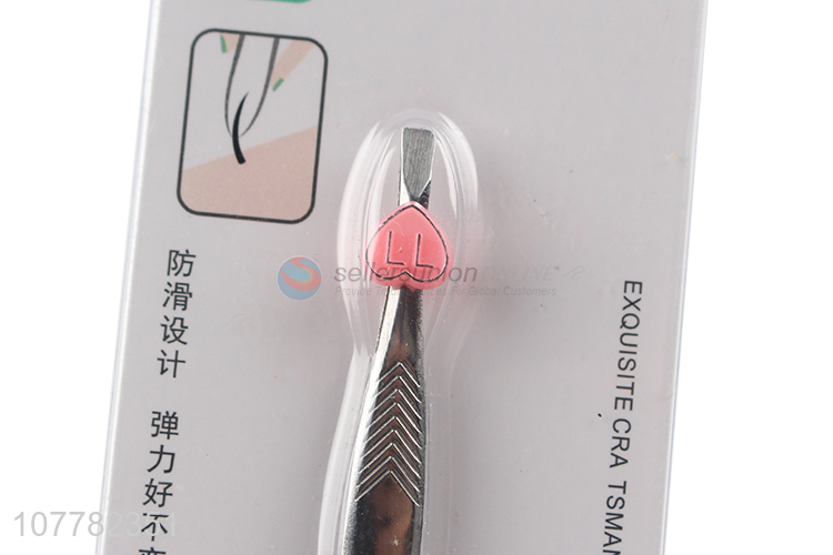 New design non-slip beauty tools eyebrow tweezers