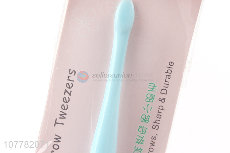 Wholesale cheap price makeup tools eyebrow tweezer