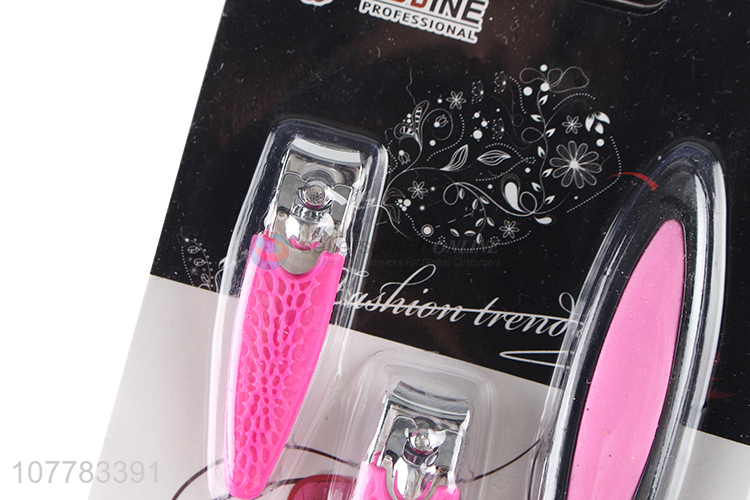 Factory supply manicure pedicure set nail clipper nail file set