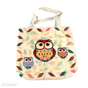 Hot Sale Canvas Beach Bag Casual Shopping Tote Bag