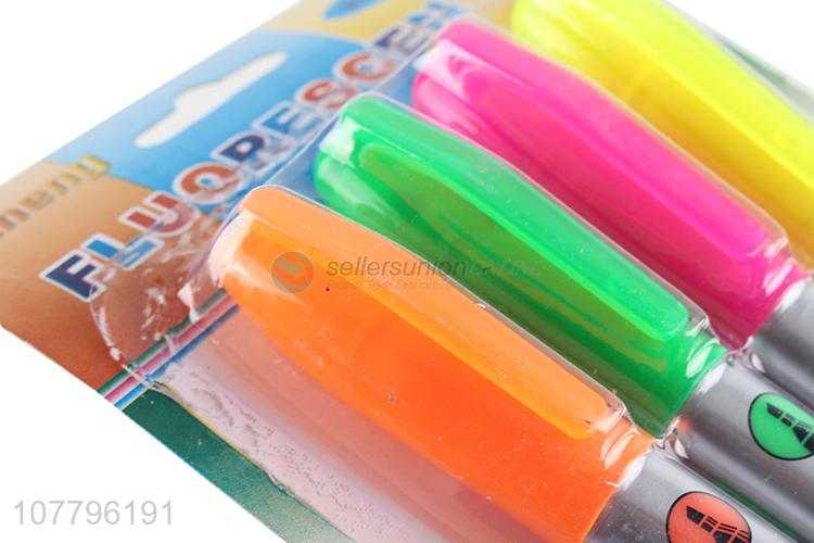 Wholesale thick head color highlighter office marker