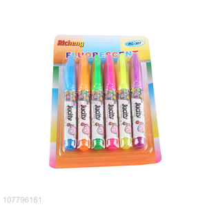 Wholesale office marker pen color highlighter