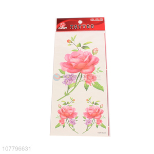 New arrival colourful flower pattern tattoo sticker