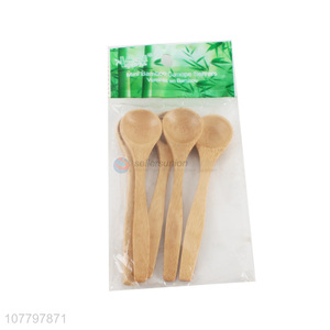 Wholesale bamboo spoon food supplement spoon for children