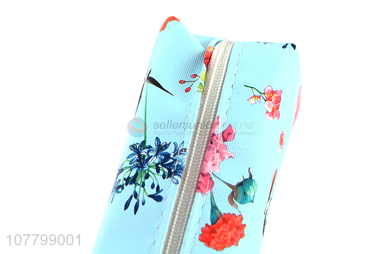 Creative Printing Leather Pencil Case Pencil Pouch Pen Bag