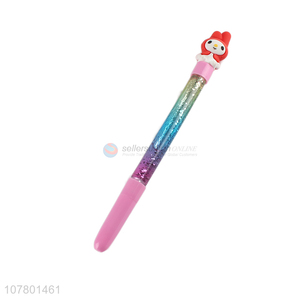 Creative liquid sequin cartoon office signature pen