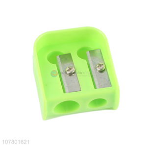 Wholesale Price Double Hole Plastic Pencil Sharpener