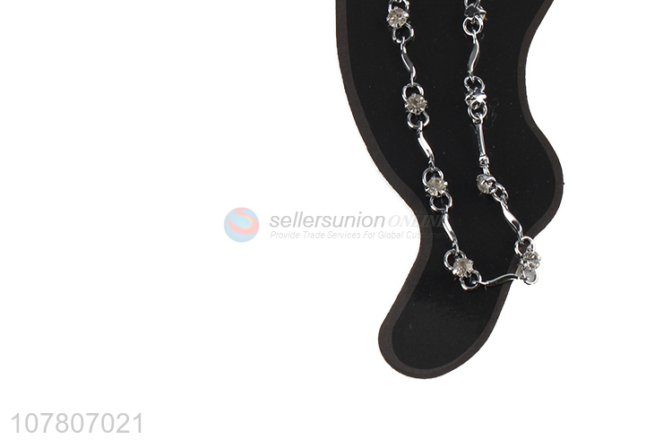 Factory direct women jewelry with diamond anklet