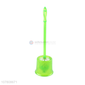 Eco-friendly manufactory plastic toilet brush set with holder