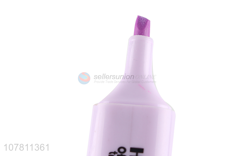 Good Sale Purple Highlighter Pen For School And Office