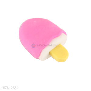 China manufacturer eco-friendly popsicle shaped eraser school supplies