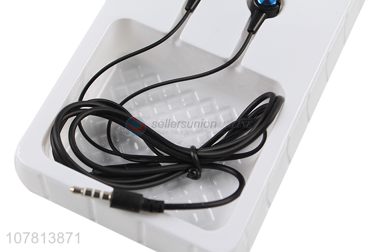 Hot sale black universal android wired in-ear headphones