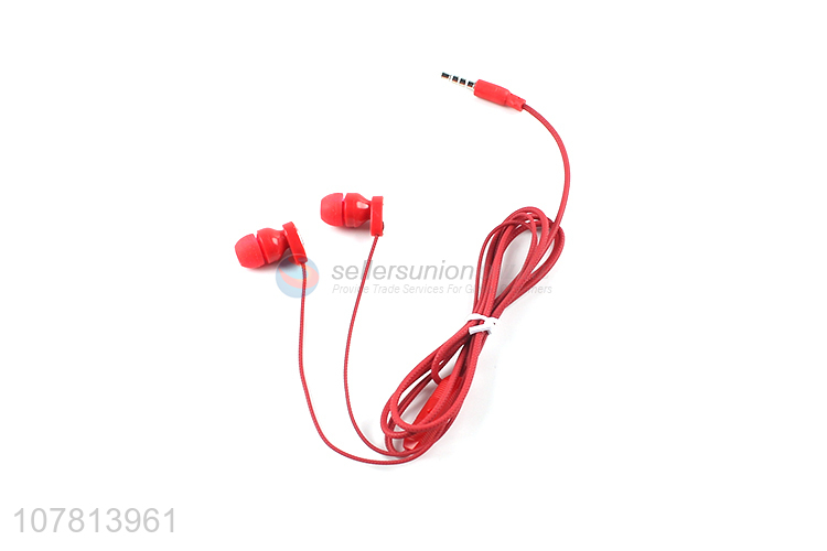 Factory direct sale multicolor mobile phone in-ear headphones