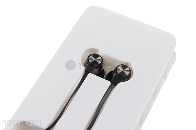 New arrival black in-ear comfortable mobile phone headset