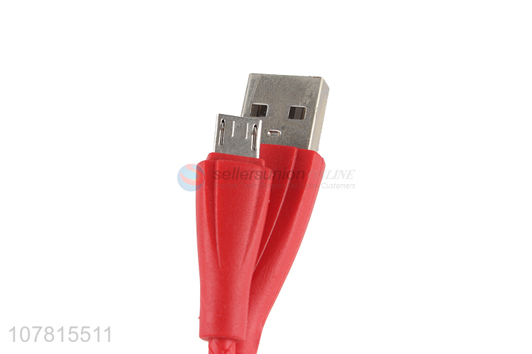 Yiwu wholesale red portable USB Android data cable