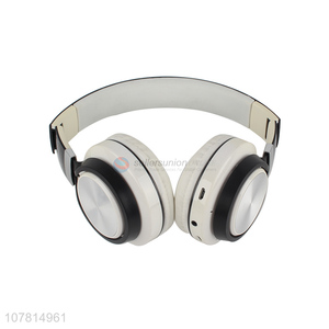 Good price white stereo surround wireless headphones