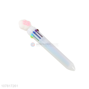 Cute design 10 color student ballpoint pen for sale