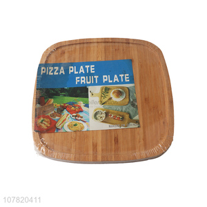 Good quality wooden pizza plate food plate wooden serving tray