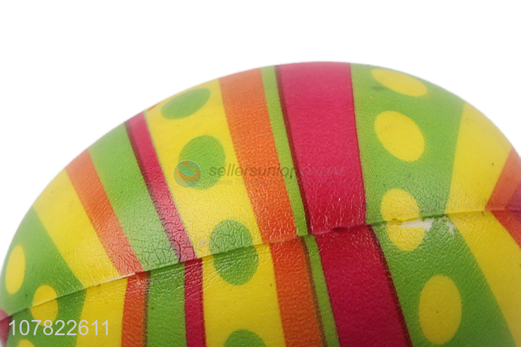 New arrival egg shape colourful squeeze ball toys