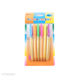 Wholesale 6 color office supplies highlighter pen set