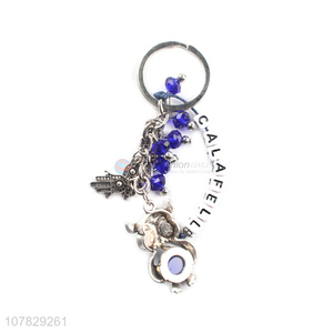 High quality metal key chain pendant crystal pendant