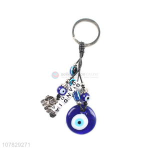 Factory direct sale key chain pendant crystal bead string