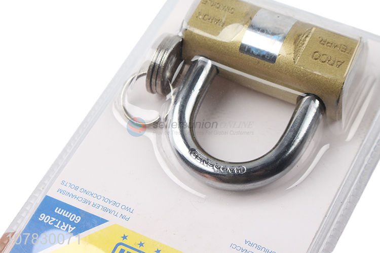 Wholesale multi-purpose safety theftproof iron padlock and keys