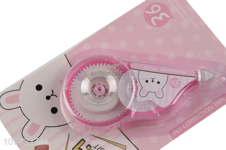 Factory direct sale pink student writing correction tape