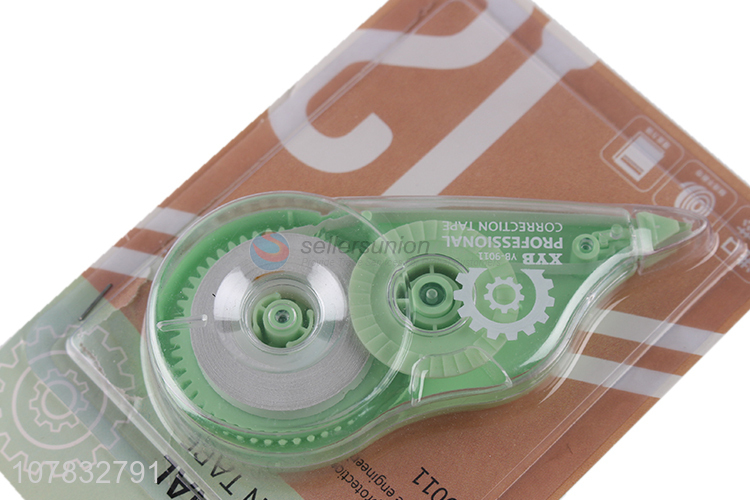 New arrival green plastic correction tape student modification tool