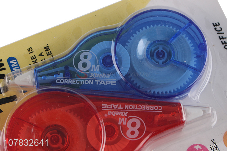 Low price plastic correction tape student writing correction tape set