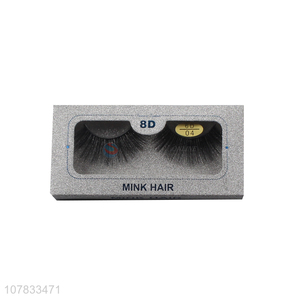 Hot selling 8D glitter false eyelashes fashionable faux eyelashes