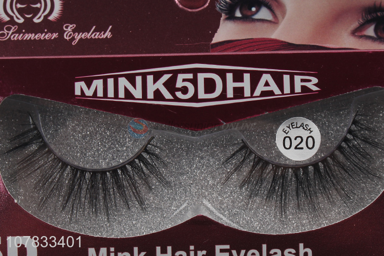 Popular product 5D mink eyelashes synthetical glitter faux eyelashes