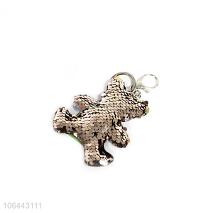 High quality brown bear keychain backpack pendant