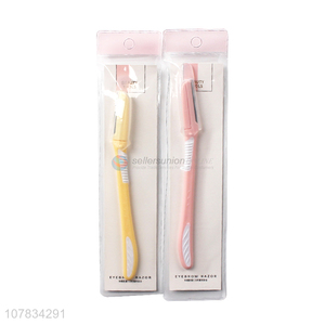 Factory Direct Sale Non-Slip Handle Eyebrow Razor