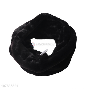 Online wholesale women winter neck warmer luxury faux fur neck muffler