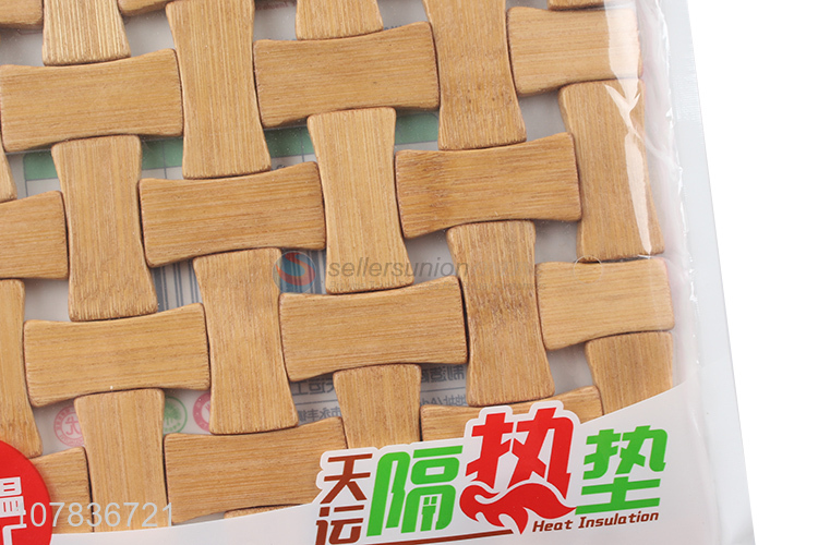 Good wholesale price wooden hollow bowl mat potholder