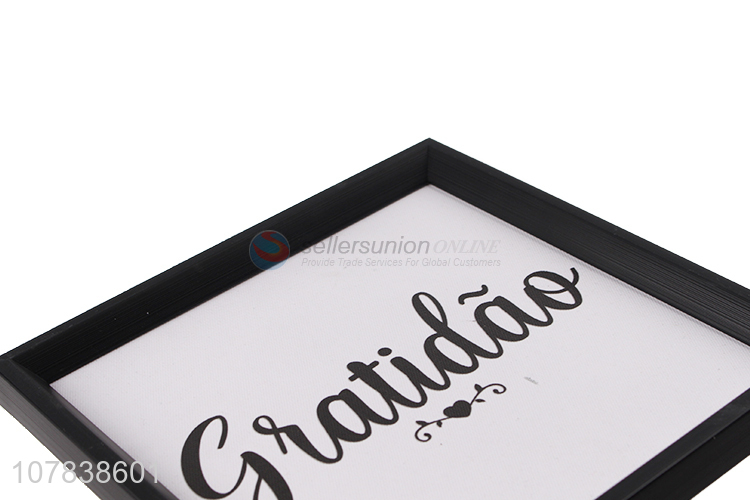 Yiwu market home decoration plastic photo frame painting frames